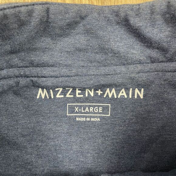Mizzen Main Vest Mens Extra Large Blue Golf Full Zip Casual - Picture 5 of 11